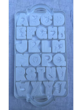 Easy as ABC Gelatin Mold New Sealed Giftco Inc Alphabet Letters Dishwasher Safe